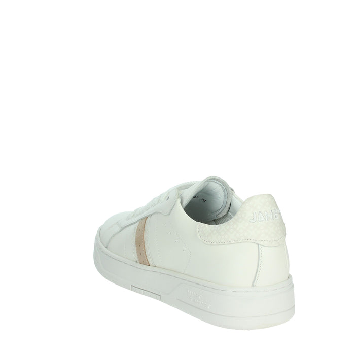 JANET & JANET Donna Sneakers bassa J-092 Bianco/Rosa