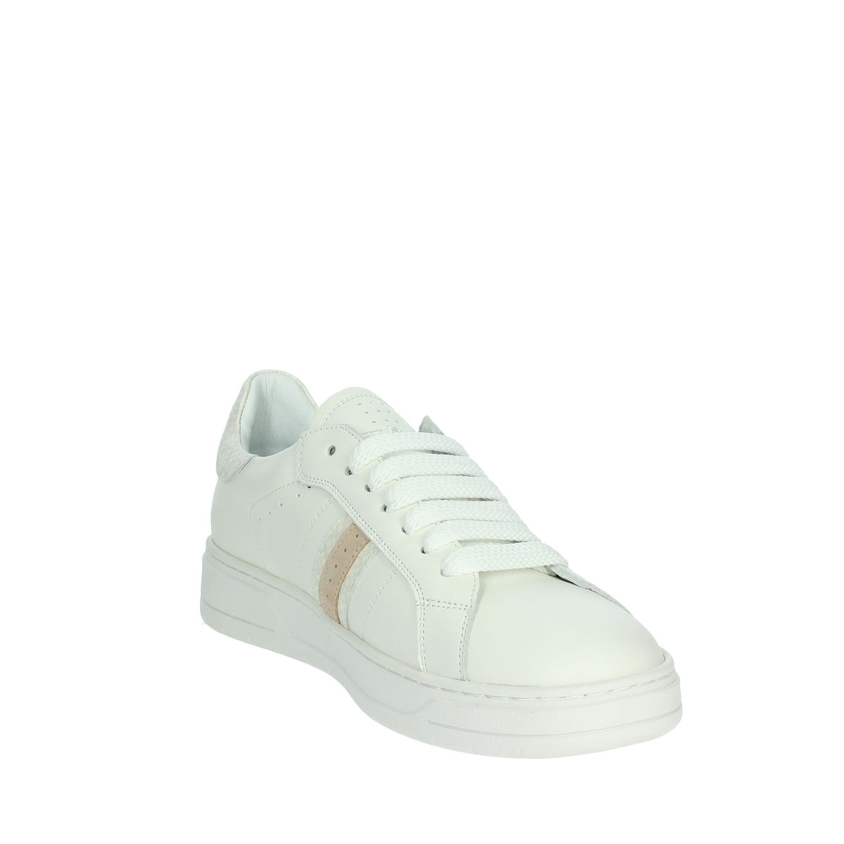 JANET & JANET Donna Sneakers bassa J-092 Bianco/Rosa