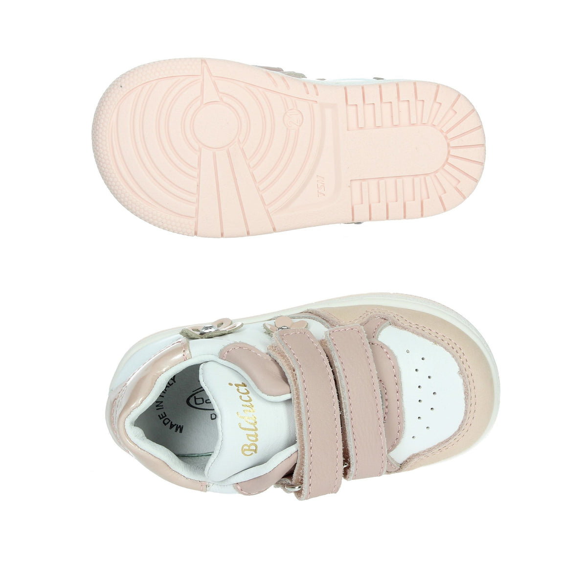 BALDUCCI Bambine e ragazze Sneakers bassa CITA6852 Bianco/Rosa