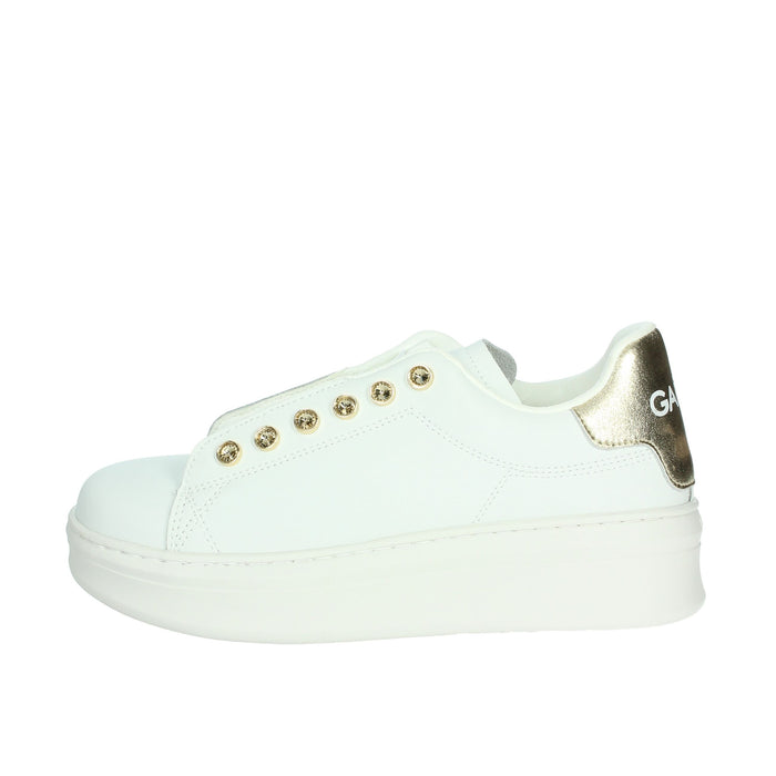 GAELLE PARIS Donna Sneakers bassa GACAW01304 Bianco/Oro