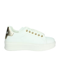 GAELLE PARIS Donna Sneakers bassa GACAW01304 Bianco/Oro
