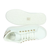 GAELLE PARIS Donna Sneakers bassa GACAW01304 Bianco/Oro