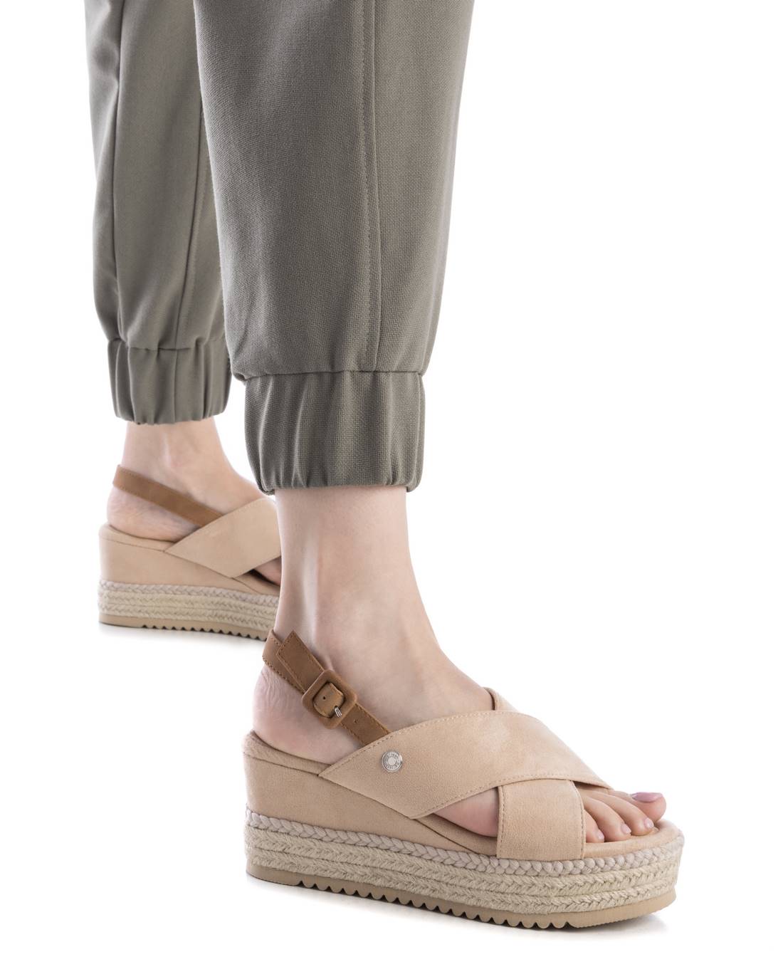 REFRESH Donna Sandali con zeppa 172662 Beige