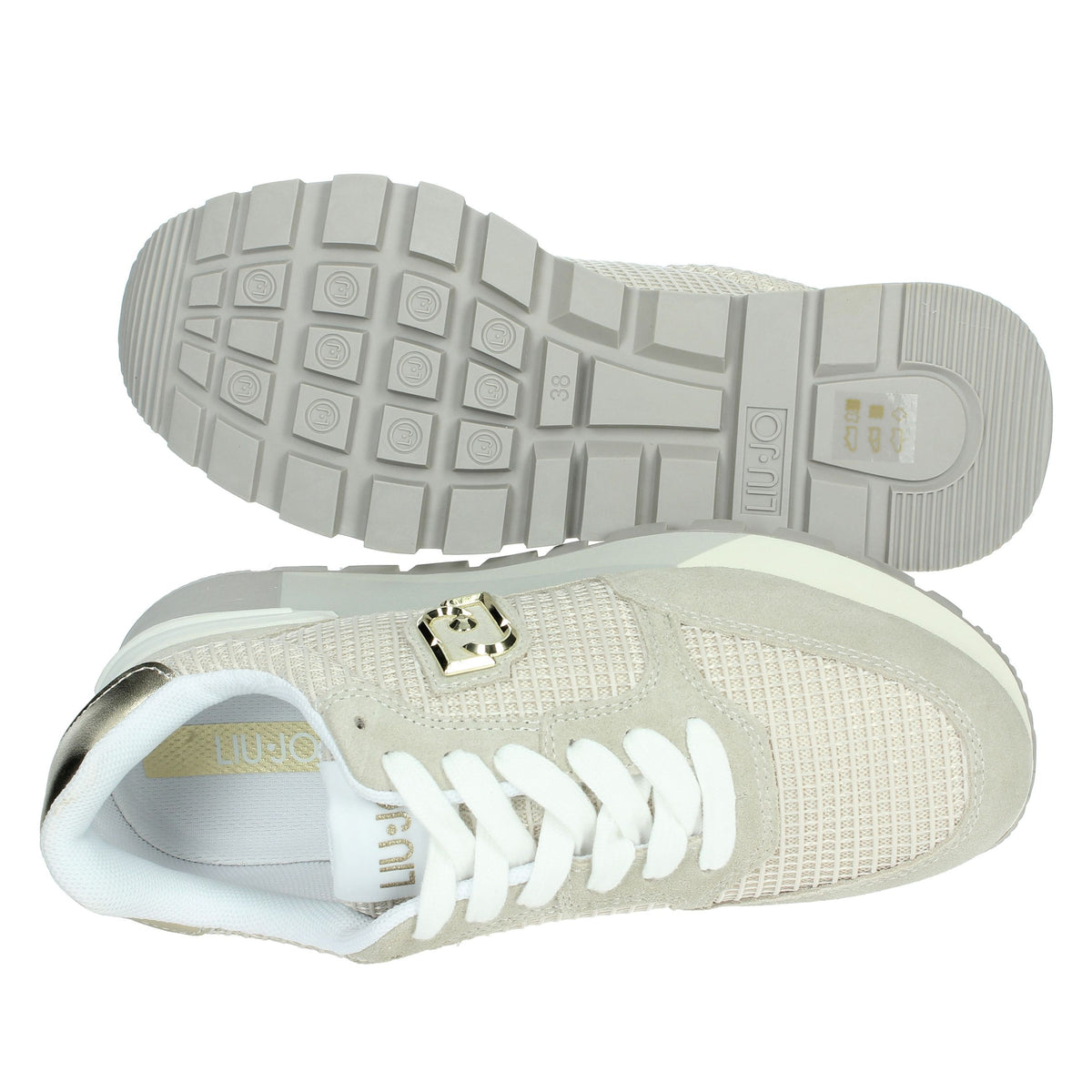 LIU-JO Donna Sneakers bassa AMAZING 25 Beige