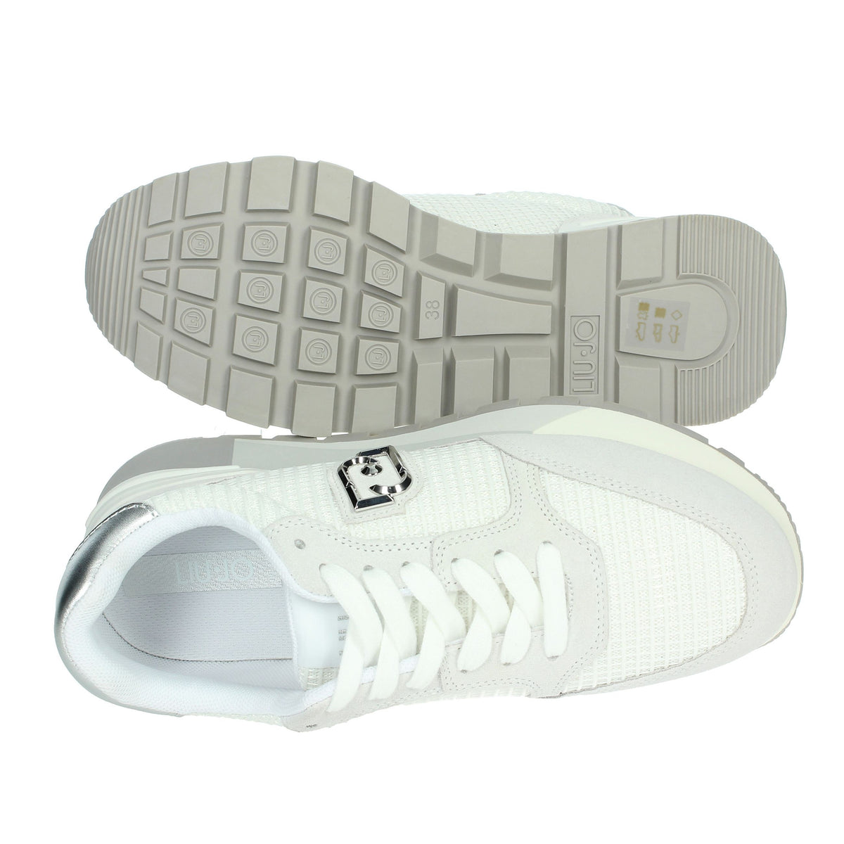 LIU-JO Donna Sneakers bassa AMAZING 25 Bianco