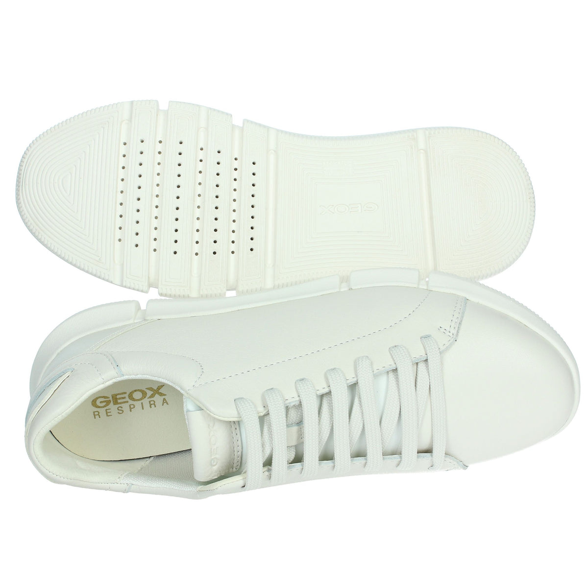GEOX Uomo Sneakers bassa U45FFA 00046 Bianco