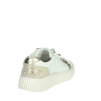 GEOX Donna Sneakers bassa D46XFG 046JS Bianco/Oro