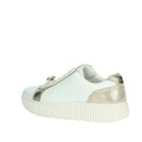 GEOX Donna Sneakers bassa D46XFG 046JS Bianco/Oro