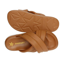 Shop Art Donna Ciabatte basse SASS240757 Cuoio
