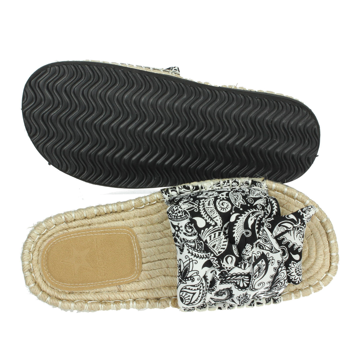 Shop Art Donna Ciabatte basse SASS240770 Nero/Bianco