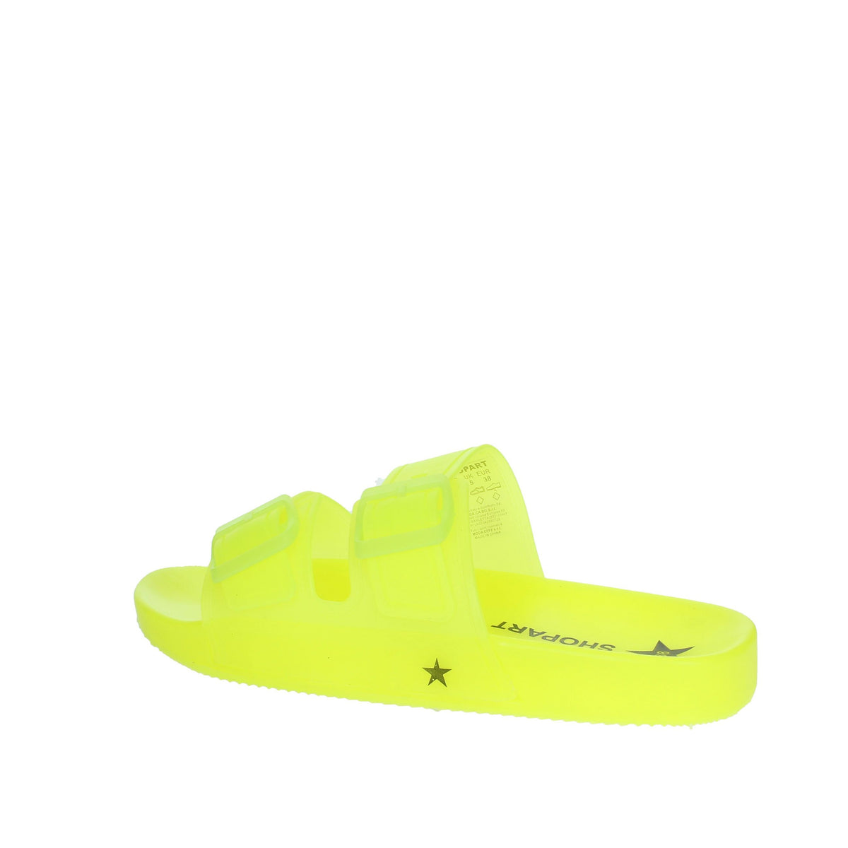 Shop Art Donna Ciabatte basse SASS240763 Giallo Fluo
