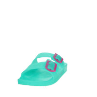 Shop Art Donna Ciabatte basse SASS240762 Verde Acqua