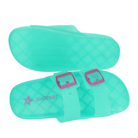 Shop Art Donna Ciabatte basse SASS240762 Verde Acqua