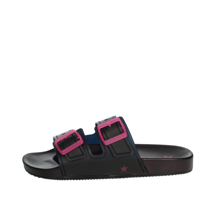 Shop Art Donna Ciabatte basse SASS240760 Nero/Fuxia