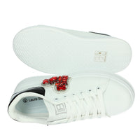 LAURA BIAGIOTTI Donna Sneakers bassa 8925 Bianco/Rosso