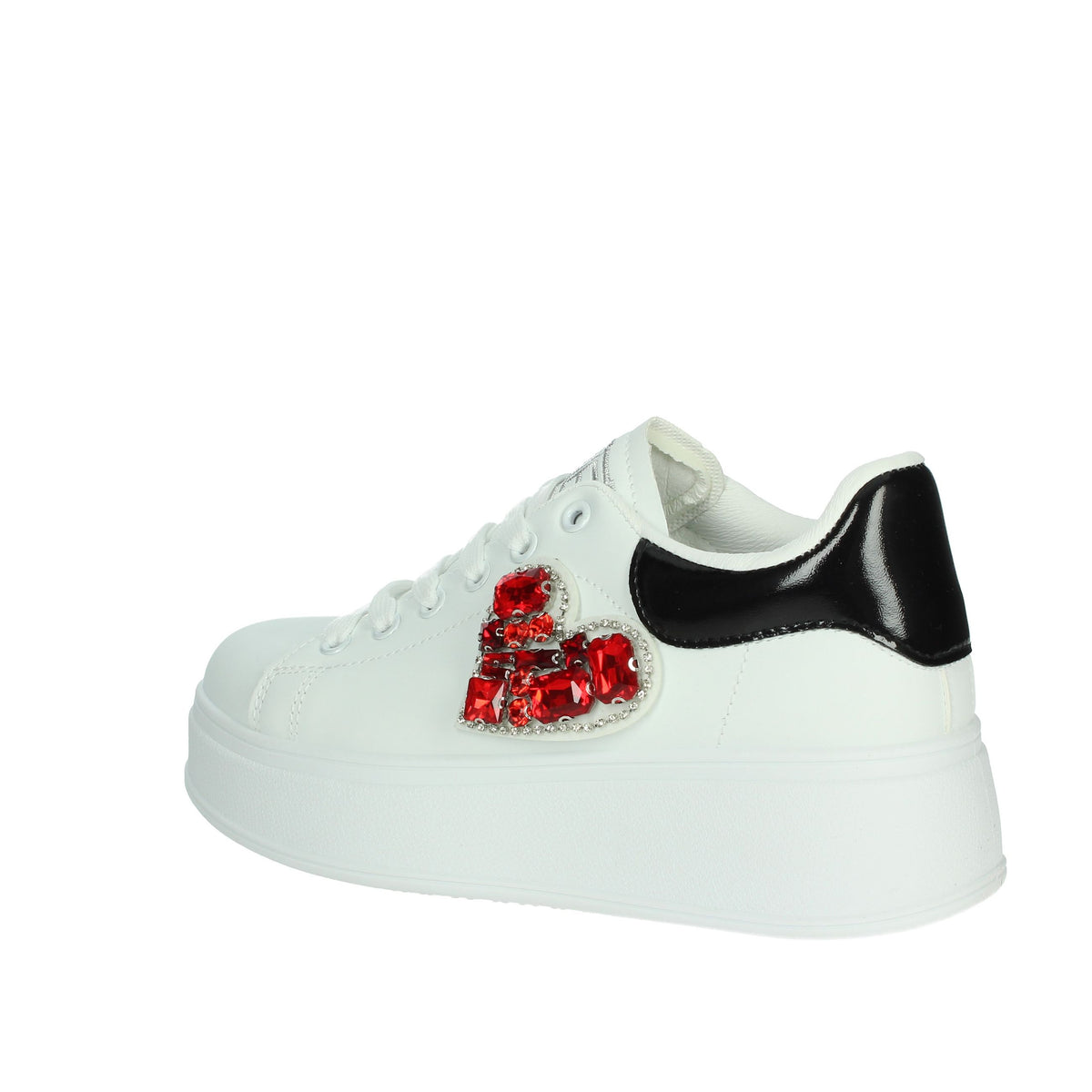 LAURA BIAGIOTTI Donna Sneakers bassa 8925 Bianco/Rosso