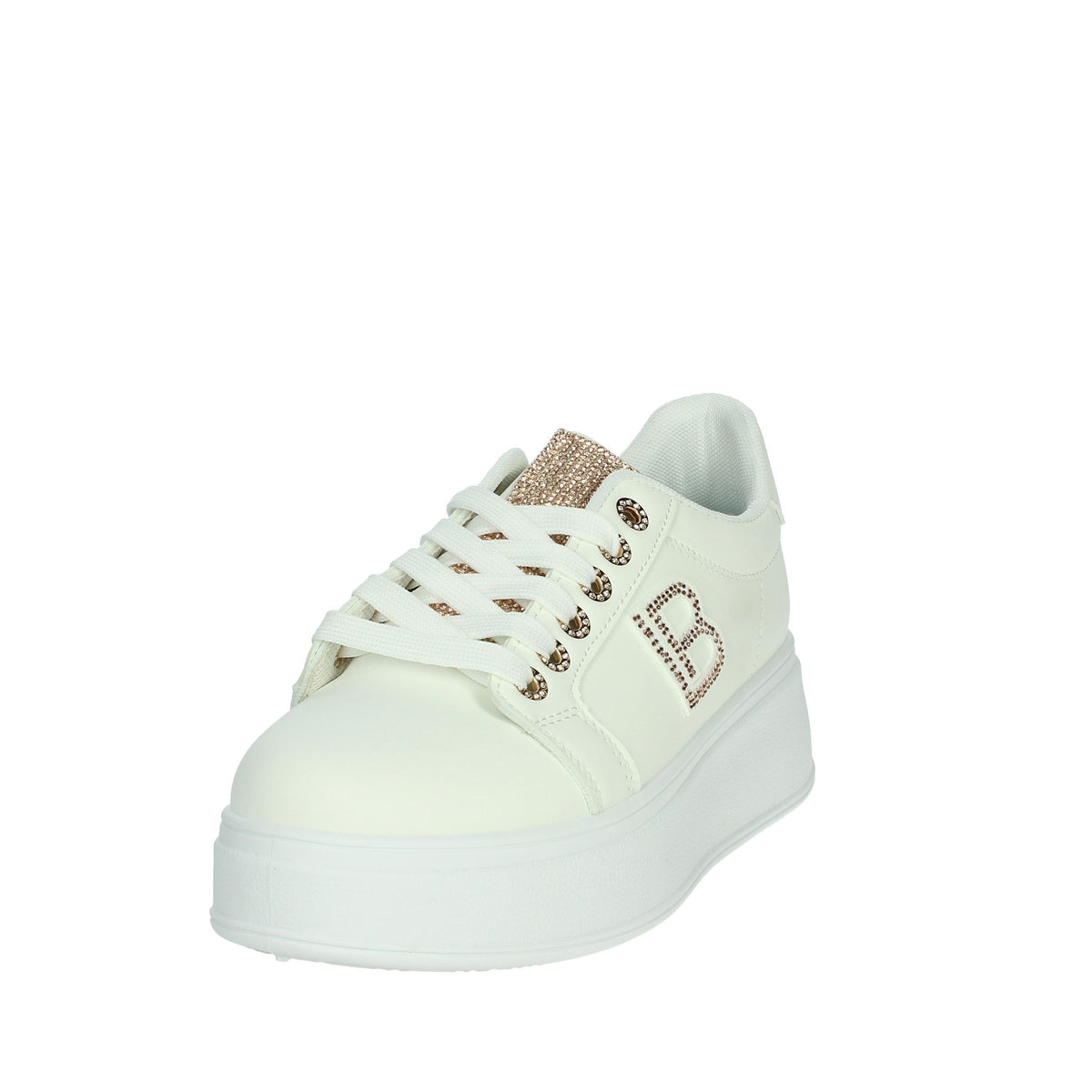 LAURA BIAGIOTTI Donna Sneakers bassa 8931 Bianco/Cipria