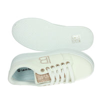 LAURA BIAGIOTTI Donna Sneakers bassa 8931 Bianco/Cipria