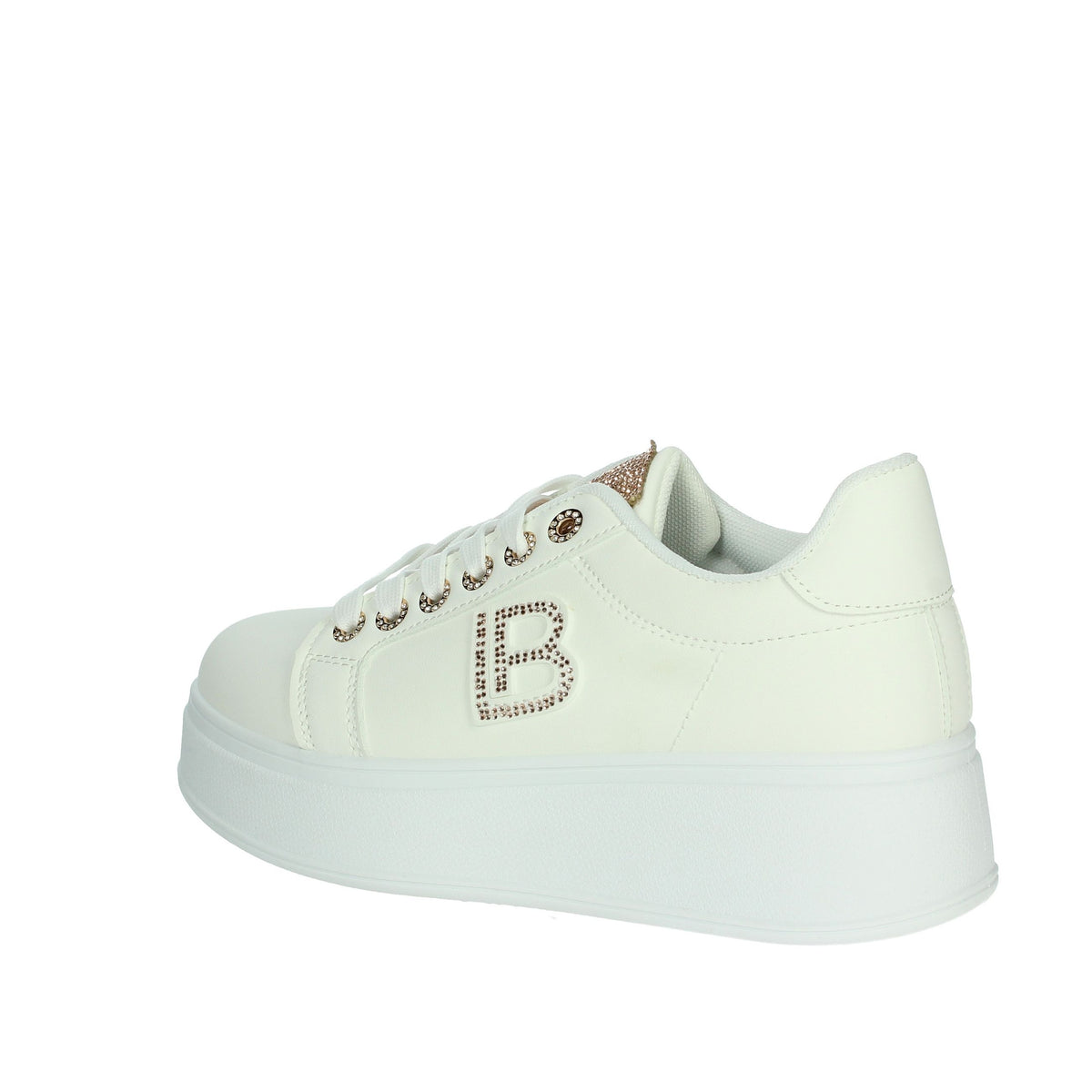 LAURA BIAGIOTTI Donna Sneakers bassa 8931 Bianco/Cipria