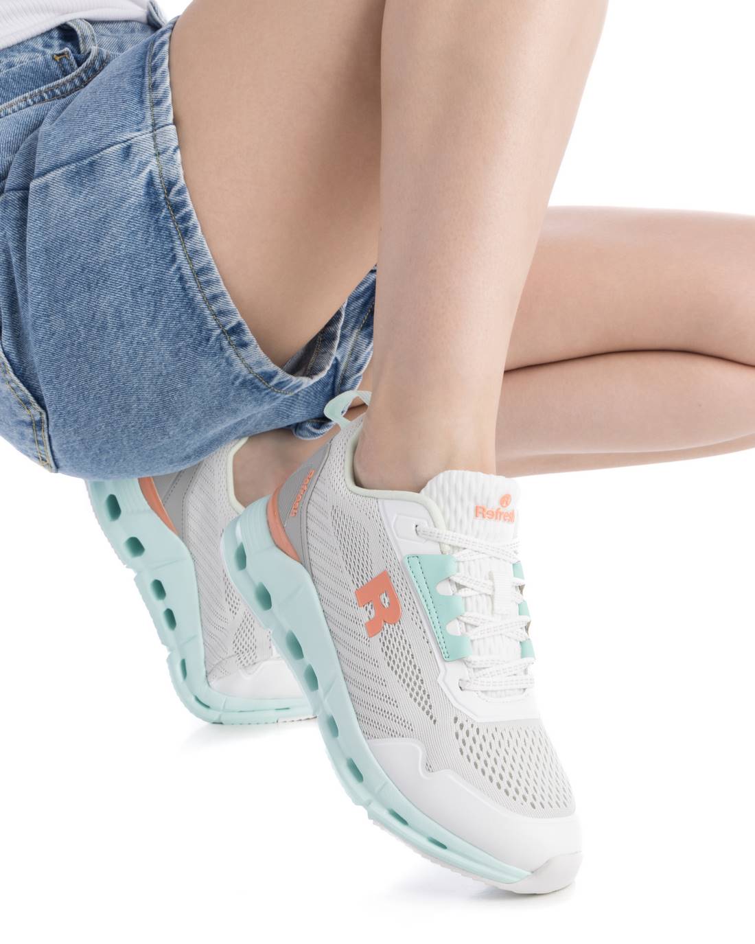 REFRESH Donna Sneakers bassa 172505 Verde Acqua
