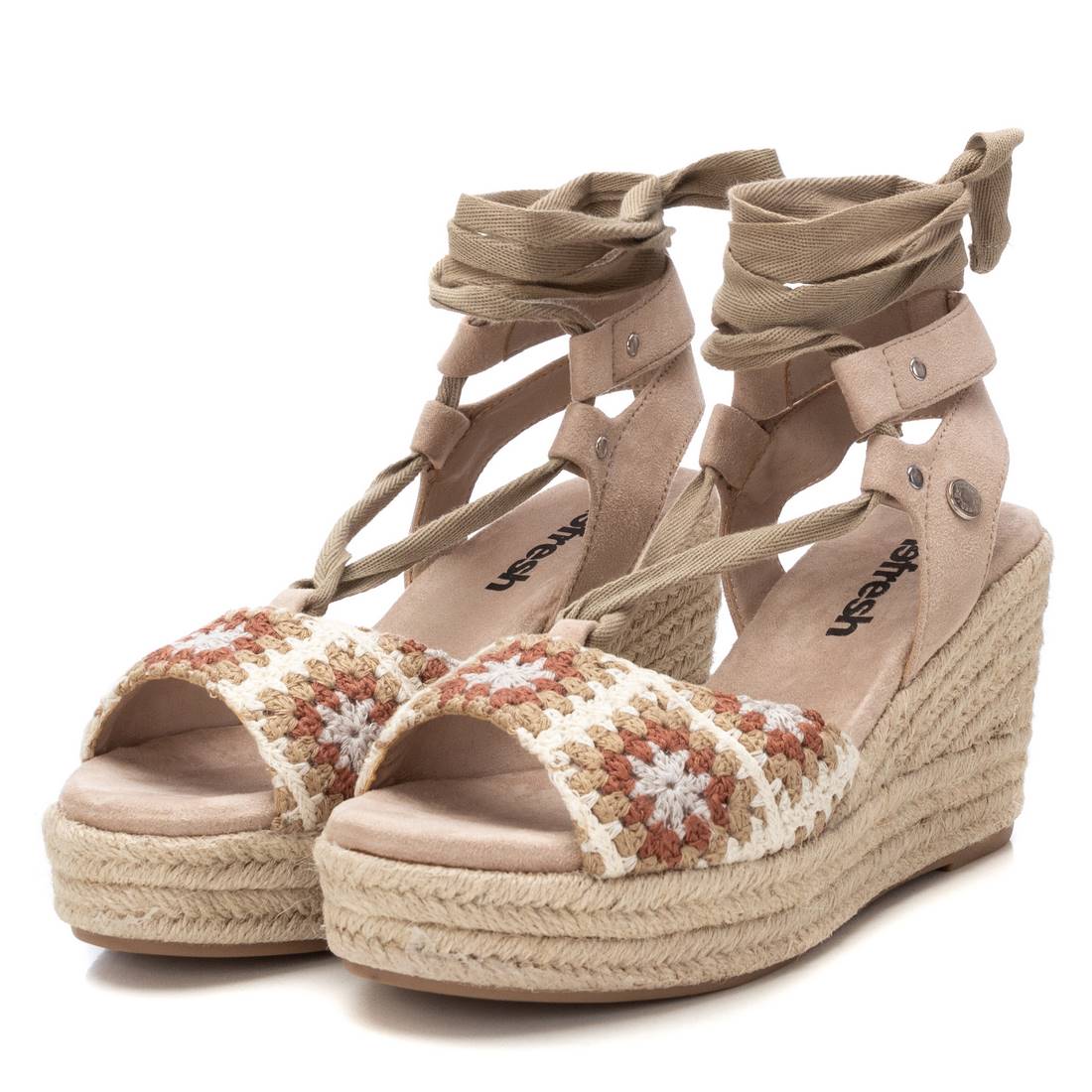 REFRESH Donna Sandali con zeppa 172792 Beige