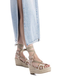 REFRESH Donna Sandali con zeppa 172792 Beige