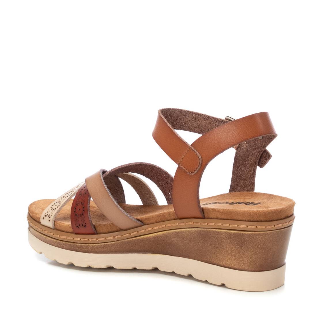 REFRESH Donna Sandali con zeppa 172682 Cuoio