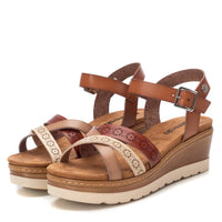 REFRESH Donna Sandali con zeppa 172682 Cuoio