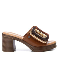 REFRESH Donna Ciabatte con tacco 172522 Cuoio