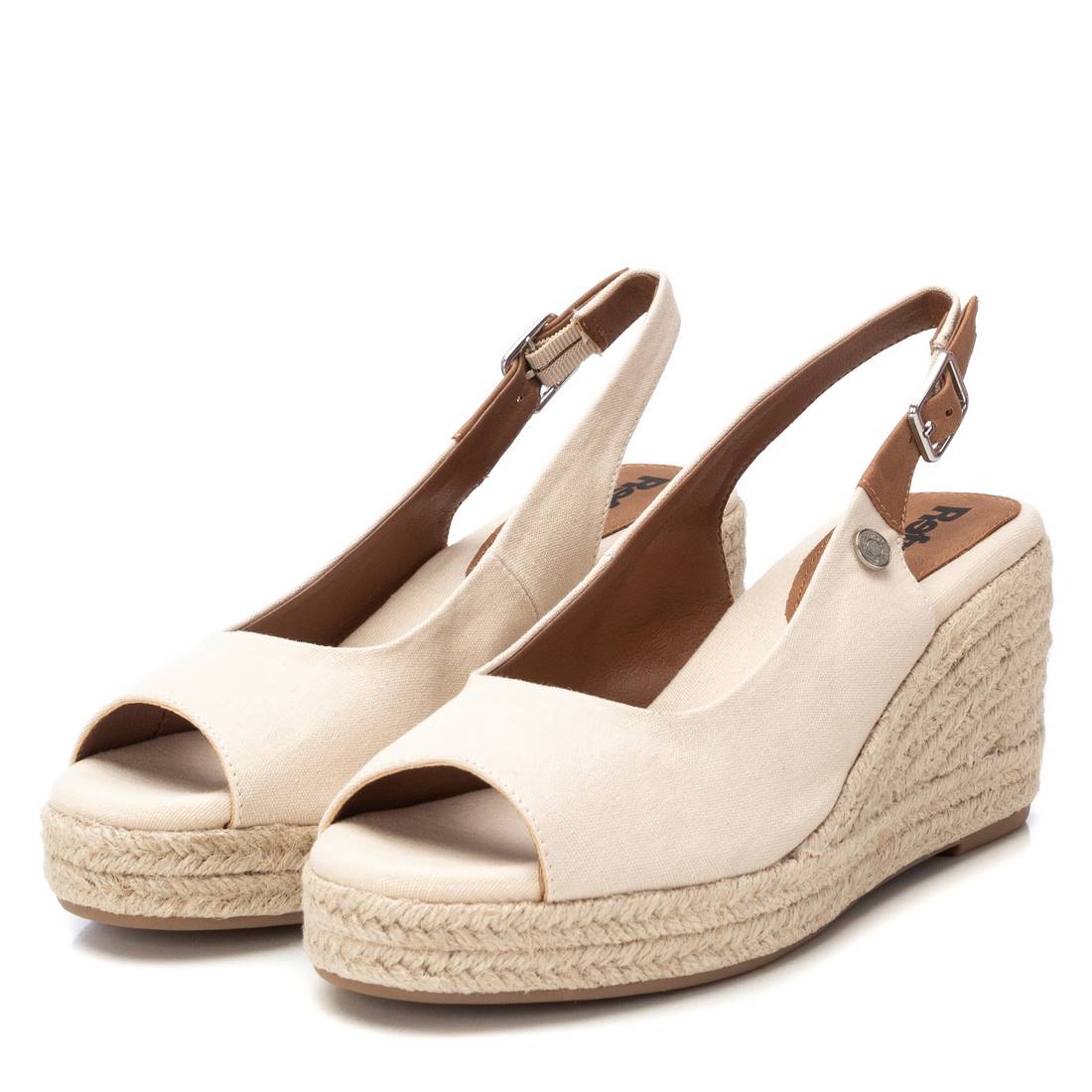 REFRESH Donna Sandali con zeppa 172663 Beige