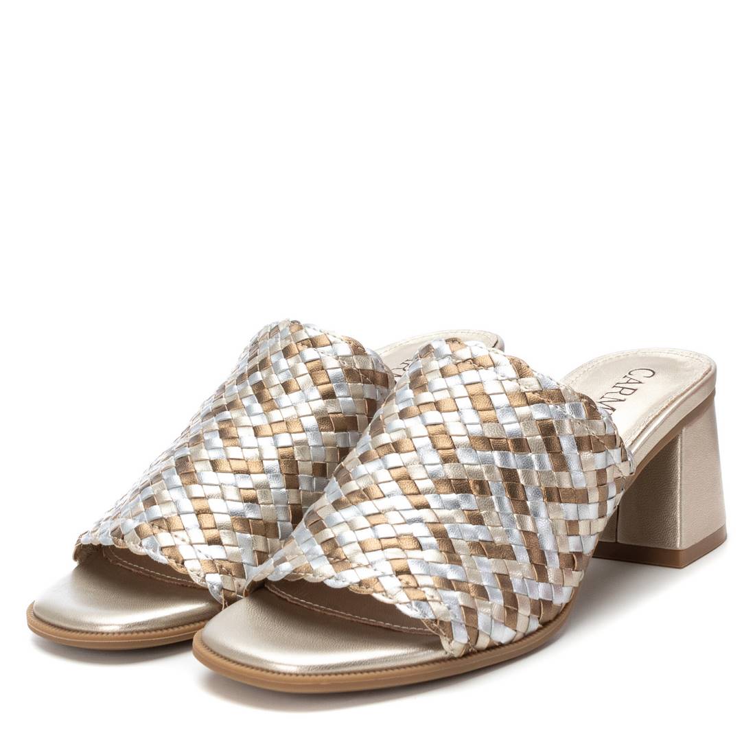 Carmela Donna Ciabatte con tacco 162191 Oro