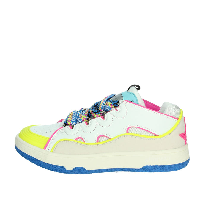 Shop Art Donna Sneakers bassa SASS240737 Bianco/Giallo