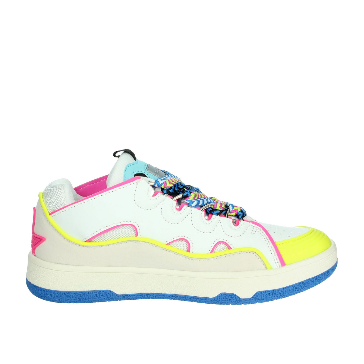 Shop Art Donna Sneakers bassa SASS240737 Bianco/Giallo