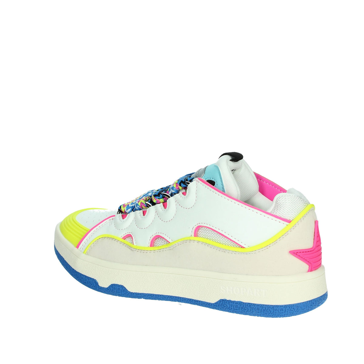Shop Art Donna Sneakers bassa SASS240737 Bianco/Giallo
