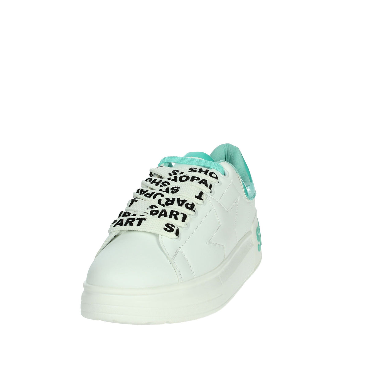Shop Art Donna Sneakers bassa SASS240703 Bianco/Verde Acqua