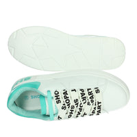 Shop Art Donna Sneakers bassa SASS240703 Bianco/Verde Acqua