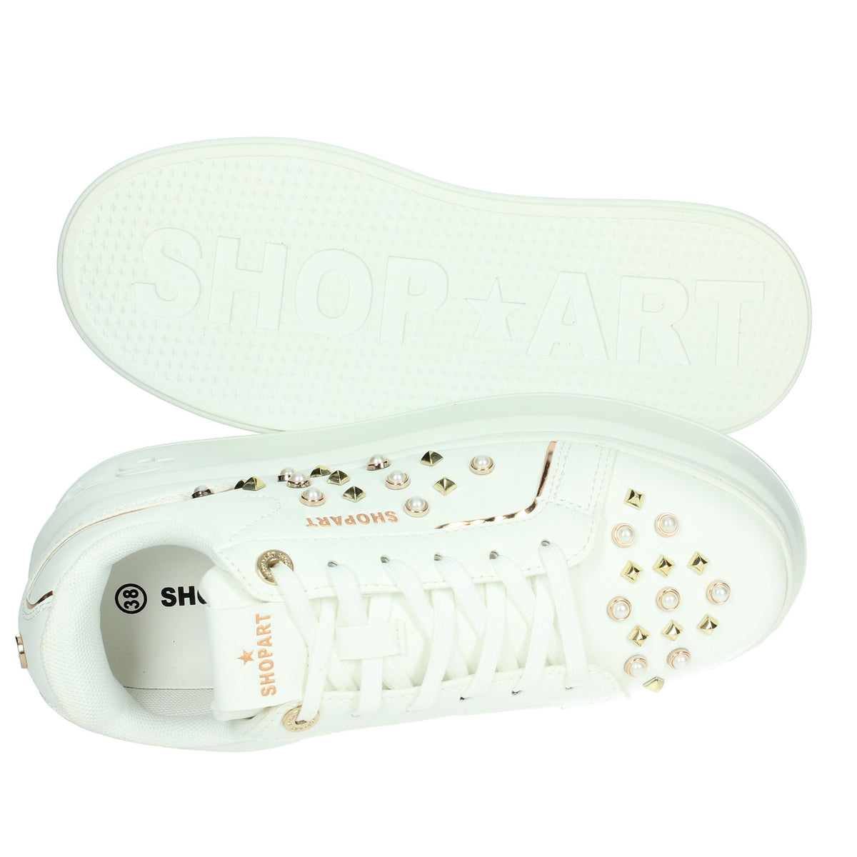 Shop Art Donna Sneakers bassa SASS240723 Bianco