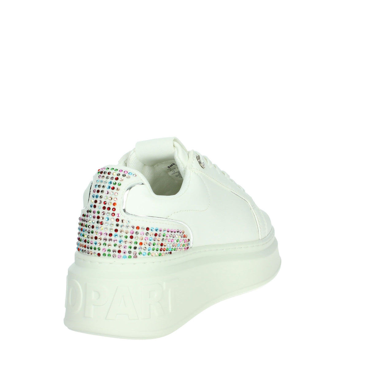 Shop Art Donna Sneakers bassa SASS240721 Bianco/Argento