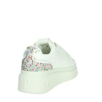 Shop Art Donna Sneakers bassa SASS240721 Bianco/Argento