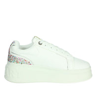 Shop Art Donna Sneakers bassa SASS240721 Bianco/Argento