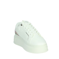 Shop Art Donna Sneakers bassa SASS240721 Bianco/Argento