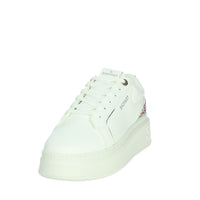 Shop Art Donna Sneakers bassa SASS240721 Bianco/Argento