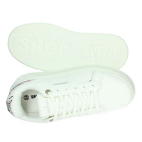 Shop Art Donna Sneakers bassa SASS240721 Bianco/Argento
