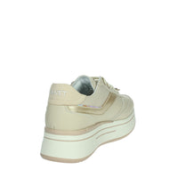 JANET & JANET Donna Sneakers bassa J-020 Beige/Oro