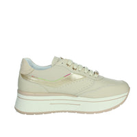 JANET & JANET Donna Sneakers bassa J-020 Beige/Oro