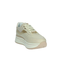 JANET & JANET Donna Sneakers bassa J-020 Beige/Oro