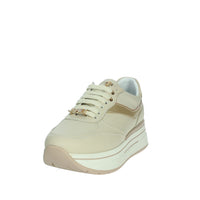 JANET & JANET Donna Sneakers bassa J-020 Beige/Oro
