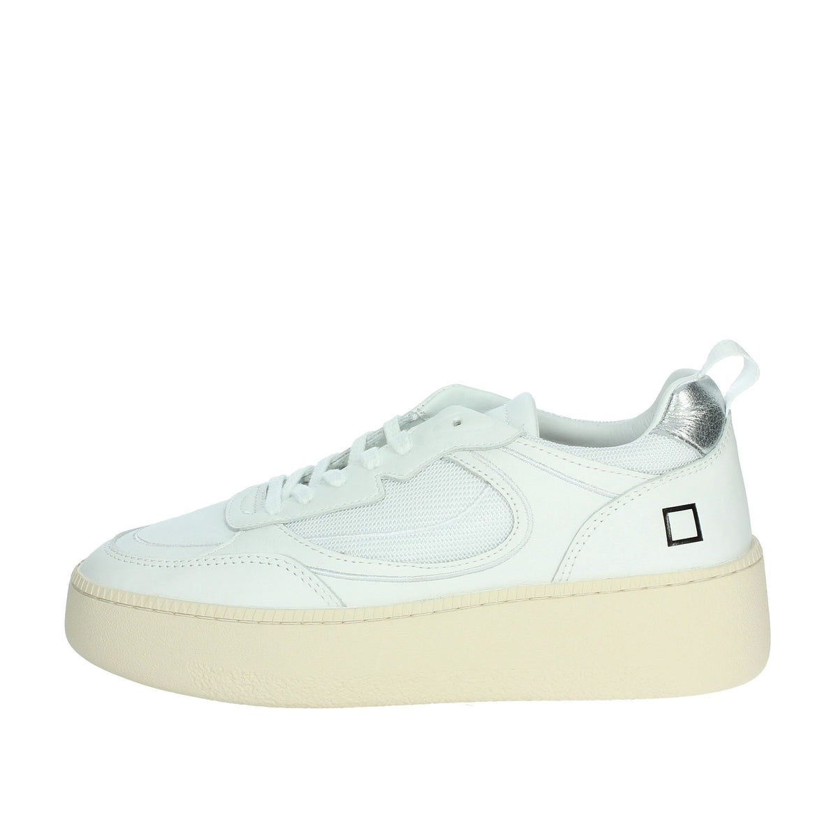 D.A.T.E. Donna Sneakers bassa W401-SE-DR-WS Bianco
