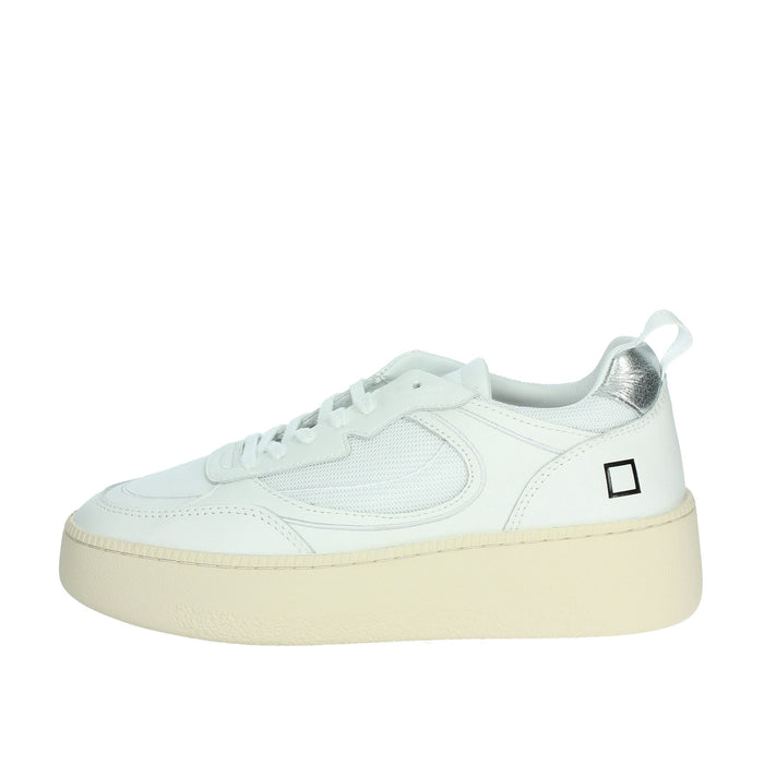 D.A.T.E. Donna Sneakers bassa W401-SE-DR-WS Bianco
