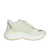 JANET & JANET Donna Sneakers bassa J-060 Beige/Oro